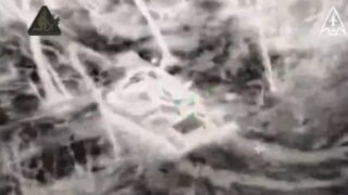 Switchblade Drone Hits BMPT Terminator