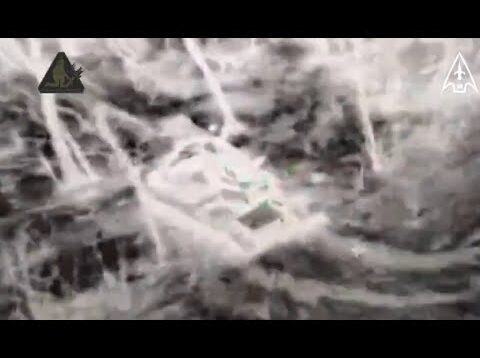 Switchblade Drone Hits BMPT Terminator