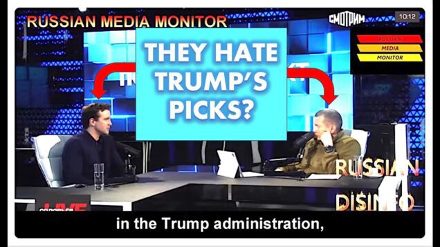 “TRUMP’S PICKS ARE BAD FOR RUSSIA” JACKSON HINKLE TELLS SOLOVYOV