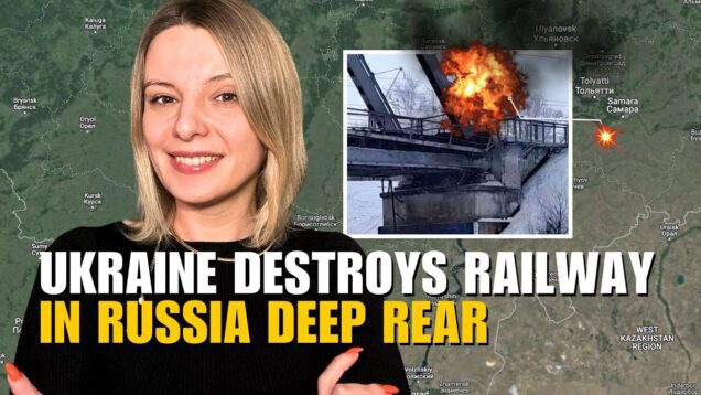 UKRAINE DESTROYS RAILWAY IN SAMARA RUSSIA DEEP REAR. Vlog 616: