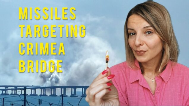 UKRAINIAN MISSILES TARGETING CRIMEA BRIDGE? OR DID SOMEONE SMOKE AGAIN?