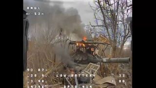 Ukraine Used Fibre-Optic Controlled Drone to Destroy a T-72 Tank