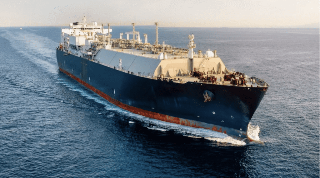 LNG cargo from US. natural gas