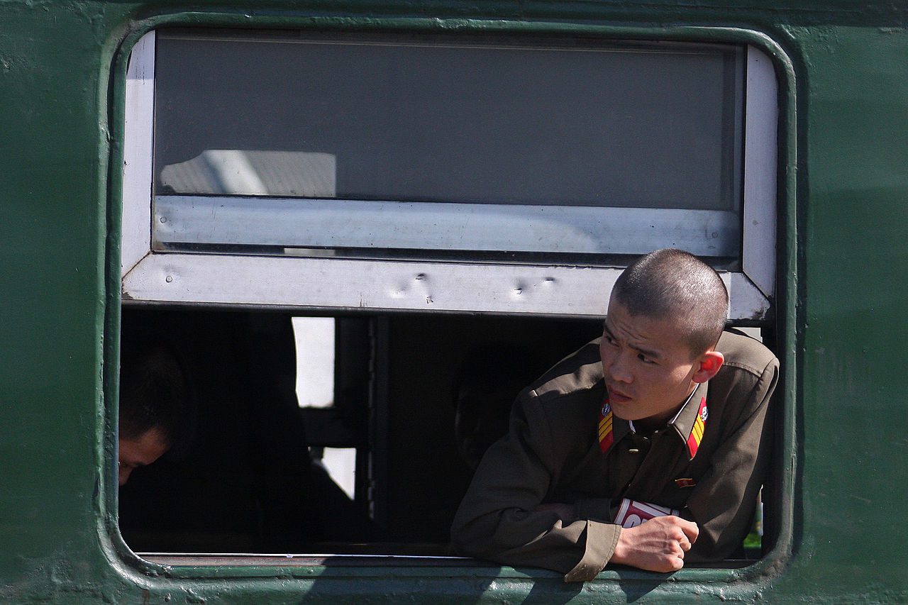 A North Korean soldier, illustrative image. Photo via Wikimedia.