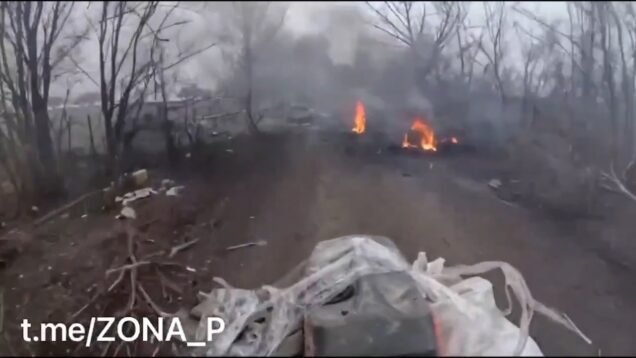 35 Wrecked Russian Vehicles Along Road Near Pokrovsk!