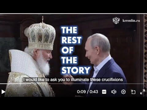 A Deeper Meaning to the “Blessed” Crosses with Putin’s Initials?