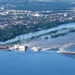 damage russian destruction kakhovka dam reaches $14 billion breached 2023 hpp ukraine's environmental minister reveals sevenfold increase assessment following major ukrainian hydroelectric installation protection svitlana hrynchuk has revealed damages station