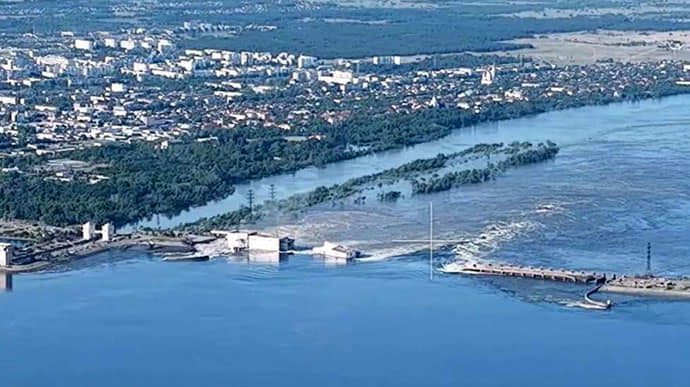 damage russian destruction kakhovka dam reaches $14 billion breached 2023 hpp ukraine's environmental minister reveals sevenfold increase assessment following major ukrainian hydroelectric installation protection svitlana hrynchuk has revealed damages station