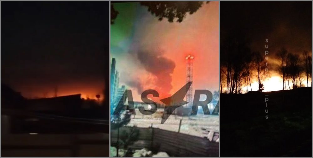 explosives factory targeted allegedly atacms russia's bryansk oblast explosions fires seltso bryansk-explosives-factory-seltso-blaze multiple occurred russian chemical plant producing military late 13 marking latest series attacks since 2023 powerful struck evening