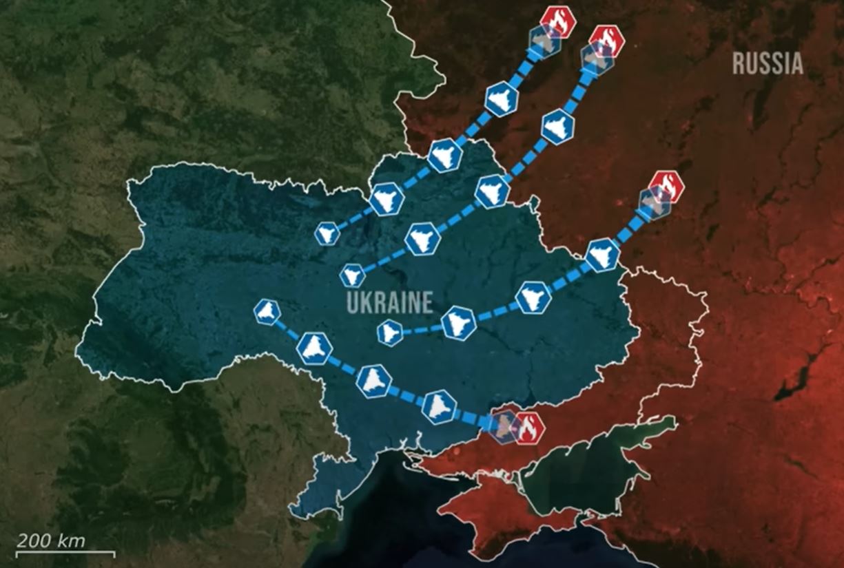 frontline report russians lose 400-km radar ukrainian drone strike spree reporting ukraine's video attack russia 22 2025 today interesting news russian federation ukraine reports