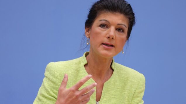 German pro-Russian Wagenknecht calls for end to Ukraine arms deliveries