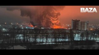 Huge Fire At Gatchina, Leningrad — Drone Strike or Accident?