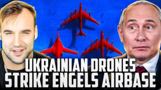 Massive Ukrainian Drone Attack Hits Engels Airbase