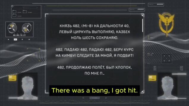 Mi-8 Shot Down by Marine Drone Update: Intercepted Recording from