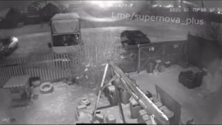 Misfiring Pantsir Almost Intercepts a Van and Intercepts a Supermarket