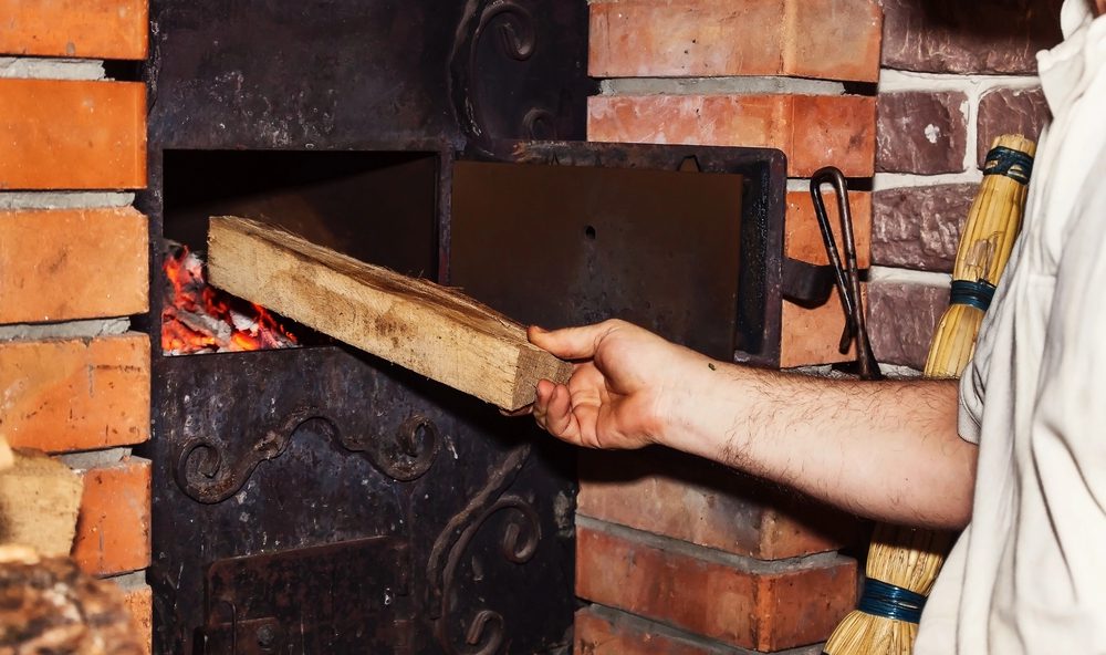 An illustrative image. A wood-burning stove.