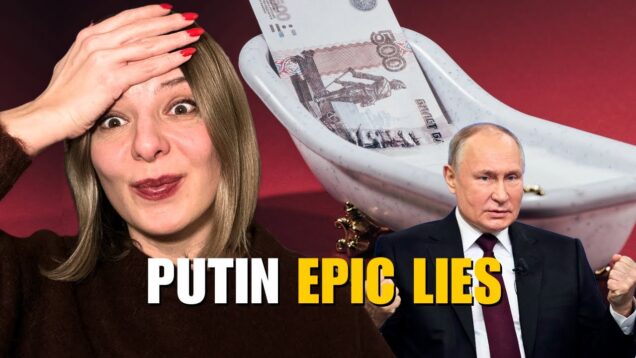 PUTIN EPIC LIES: RUSSIA ECONOMIC GROWTH, NO CRISIS, NO PANIC
