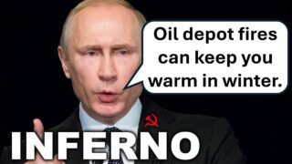 Russia Suffers Massive Oil Depot Strike in Engels