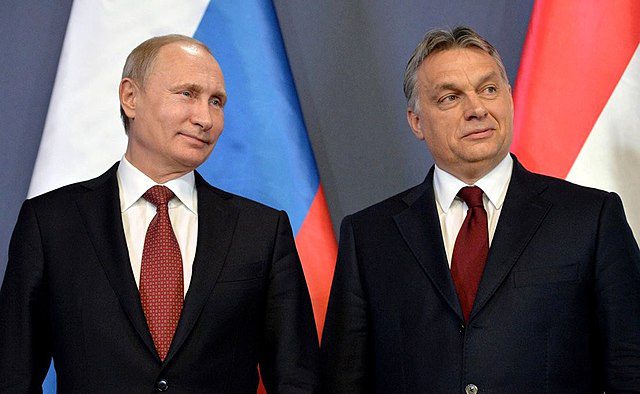 russia creates axis autocrats european states spiegel says russian president vladimir putin (l) hungarian pm viktor orbán 2015 file vladimir_putin_viktor_orbán_(hungary_february_2015)_03 new study titled paving way autocracies - how kremlin destabilizing