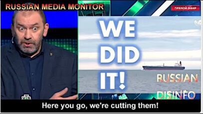 Russian Officials Blame the West for Making Them Cut Cables