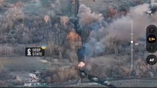 Russian armored column storms village near strategic city of Pokrovsk