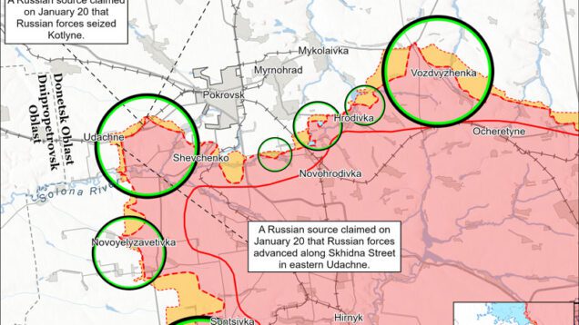 Russian forces alter tactics in assault on Pokrovsk, attempt western
