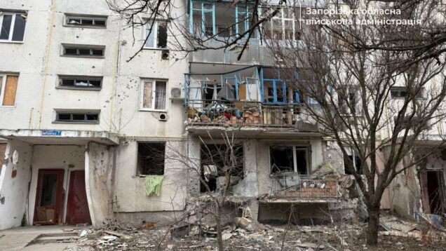 Russian strike kills civilian in Zaporizhzhia Oblast