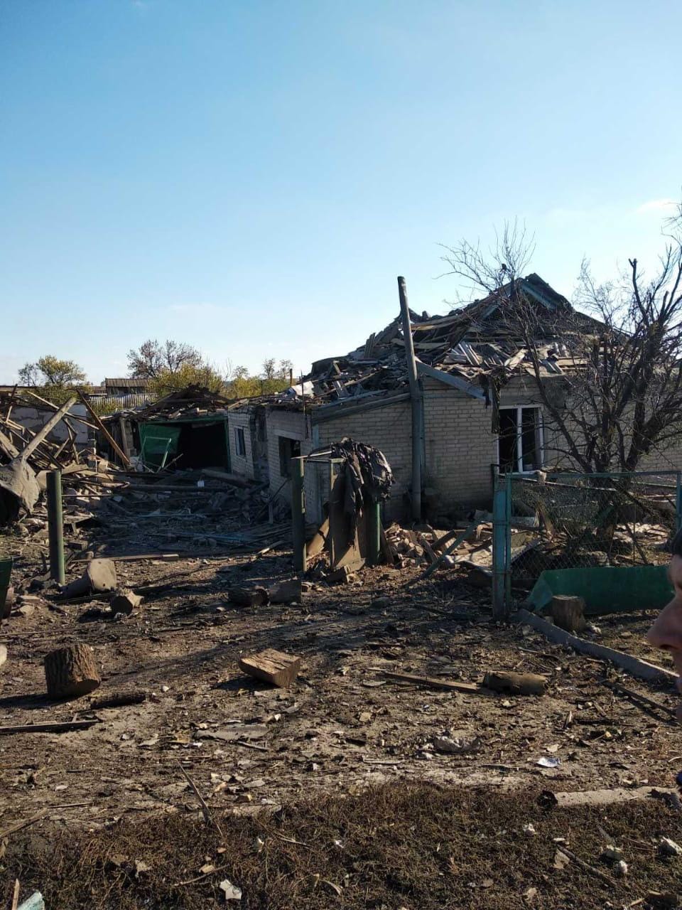 aftermath russia's attack sontsivka donetsk oblast 26 october 2024