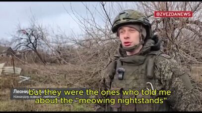 Russians Fall for Ukrainian “Meowing Nightstand” Booby Traps