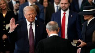 Trump sworn in as 47th US president, says he's taking