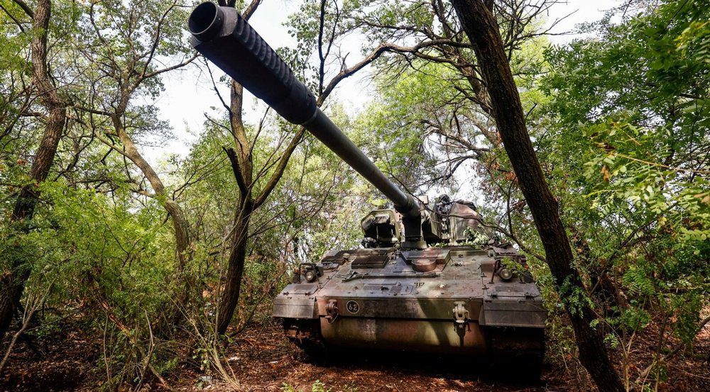 A Panzerhaubitze 2000 in Ukraine. Photo: RFE/RL