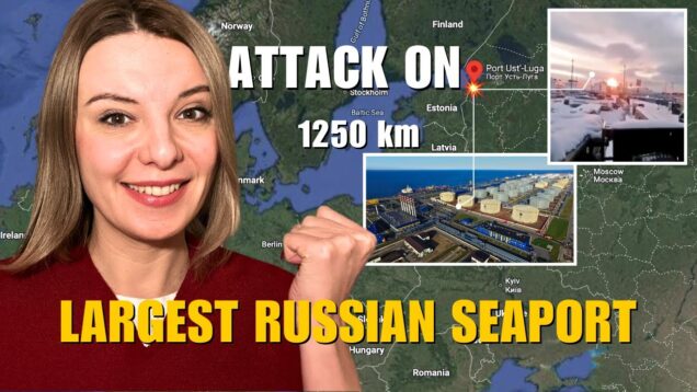 UST-LUGA ATTACKED AGAIN: EXPLOSIONS IN LARGEST SEAPORT IN RUSSIA Vlog