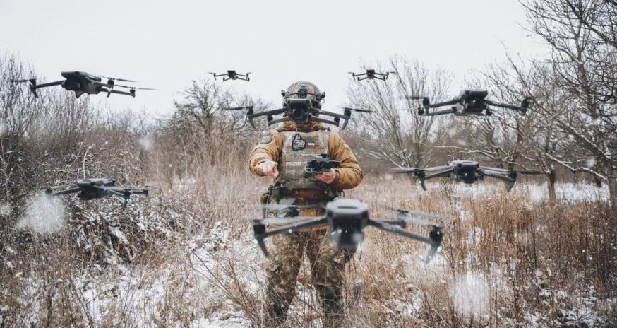 luxembourg join international drone coalition supporting ukraine ukrainian soldier swarm fpv drones ukraine's general staff