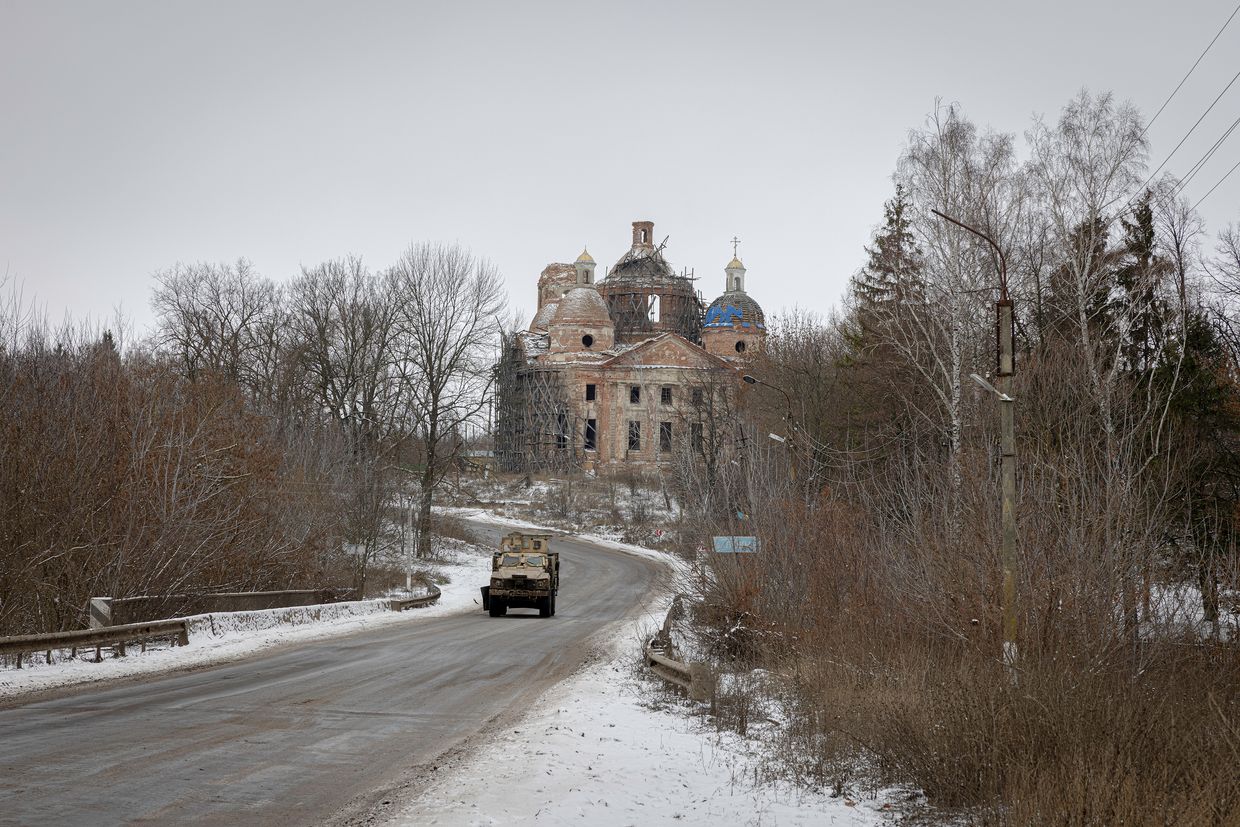 Ukrainian forces repel Russian assault on border with Russia's Kursk Oblast, military says