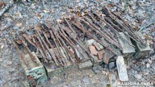 World War II firearms found in Poltava Oblast forest