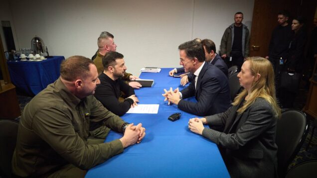 Zelensky, NATO chief discuss air defense, arms production at Ramstein