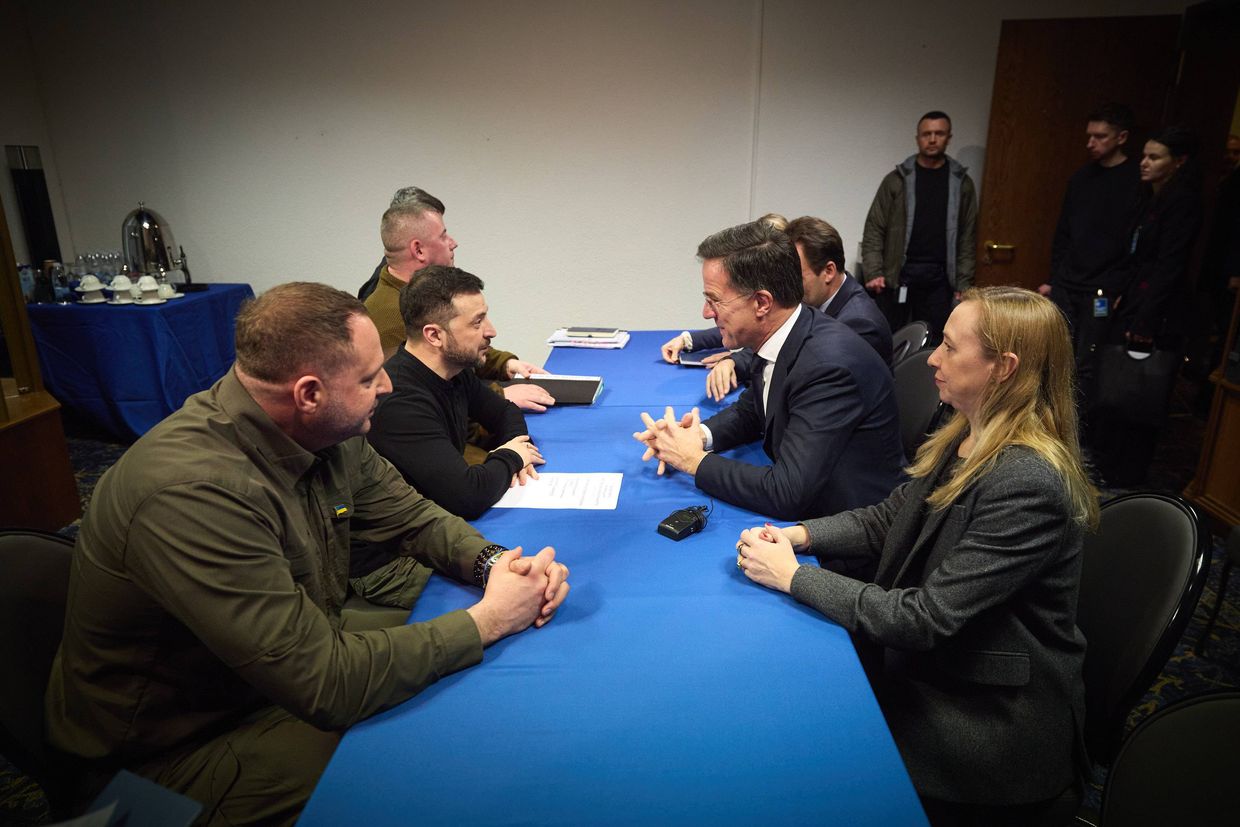 Zelensky, NATO chief discuss air defense, arms production at Ramstein meeting