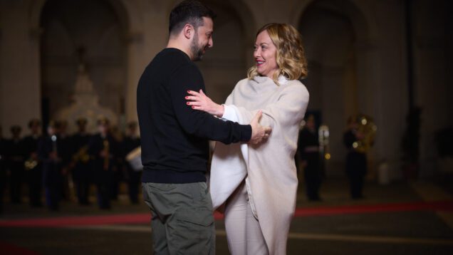 Zelenskyy and Meloni discuss in Rome preparations for upcoming conference