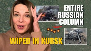 ENTIRE RUSSIAN COLUMN WIPED IN KURSK, ILSK REFINERY DRONE SANCTIONED