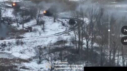 Russia Launches Counterattack Near Ulanok Kursk: Two or Three BMP