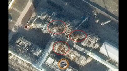 Satellite Imagery of Damage to Russian Infrastructure After Ukraine’s Many