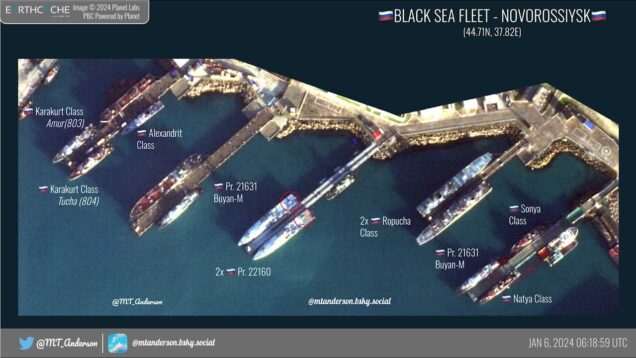 Satellite Images of Sevastopol, Feodosia and Novorossiysk: Most Black Sea