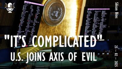 Silicon Bites #102 – “It’s Complicated” says US as it