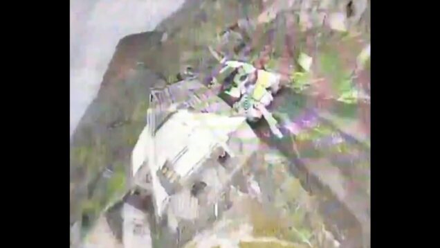 Tank Tries to Hide Behind a House — Gets Spotted