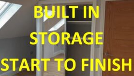 Built in Storage – START TO FINISH – full construction