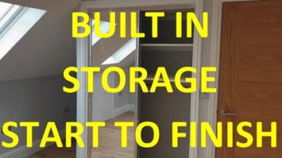 Built in Storage – START TO FINISH – full construction