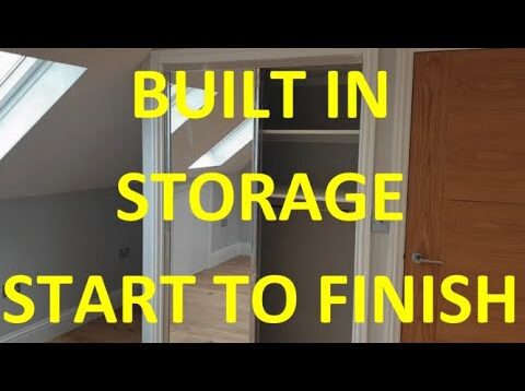Built in Storage – START TO FINISH – full construction