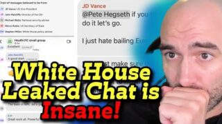 Leaked White House Chat Is INSANE On Every Level!!