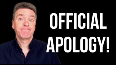 Official Apology!