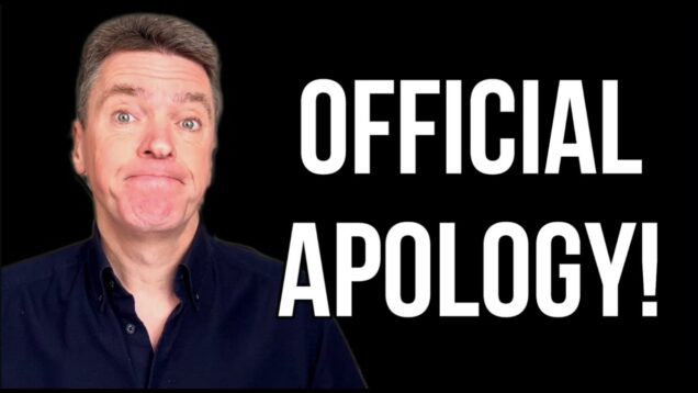 Official Apology!